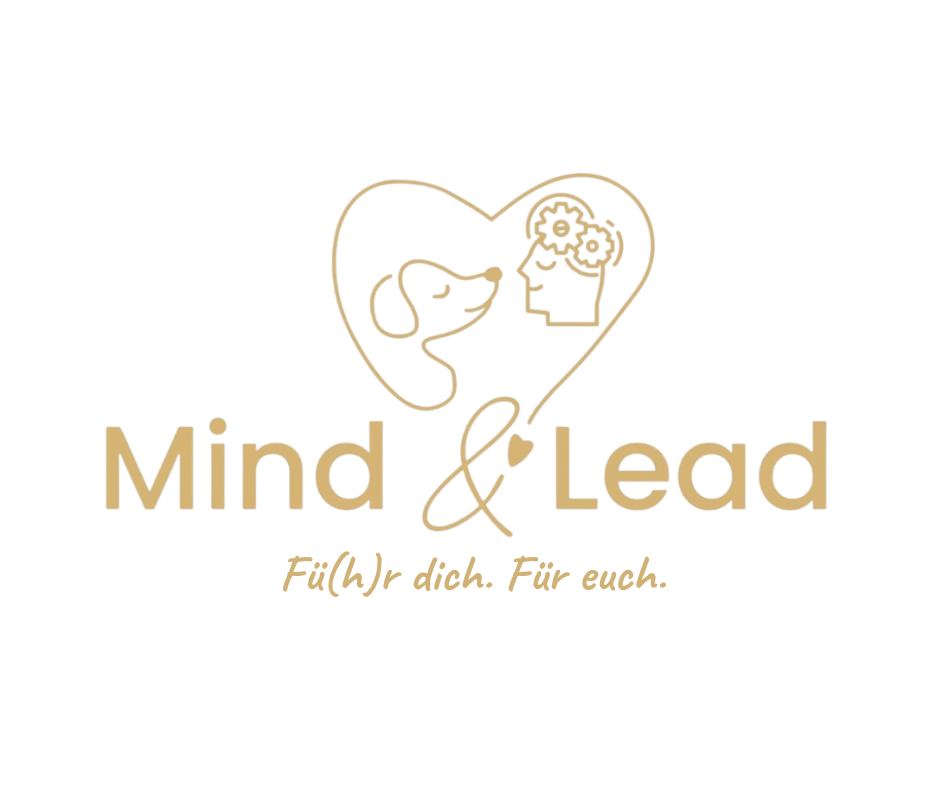 Die Wort-Bild Marke von Mind & Lead wird gezeigt mit dem entsprechenden Claim darunter